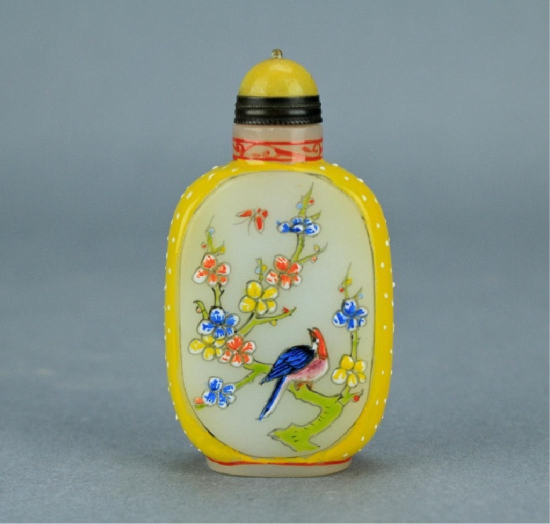 Qing Famille Rose Snuff Bottle QianLong Mark Perio (1 of 6)