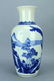 Qing Blue&White Porcelain Vase KangXi Period - 2