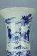Large Blue&White Long Vase KangXi Mark and Period - 3