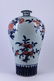 Large Blue&White porcelain Vase Qing Mark - 3