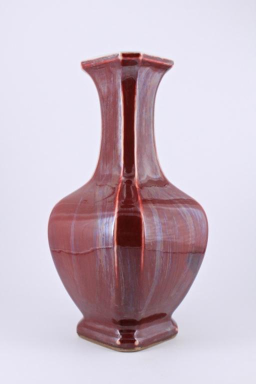 Large Qing Red Glaze Porcelain Vase YongZheng Mark (1 of 7)