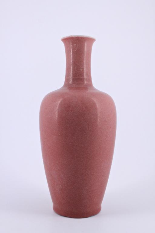 Qing Porcelain Pink  Vase (1 of 3)
