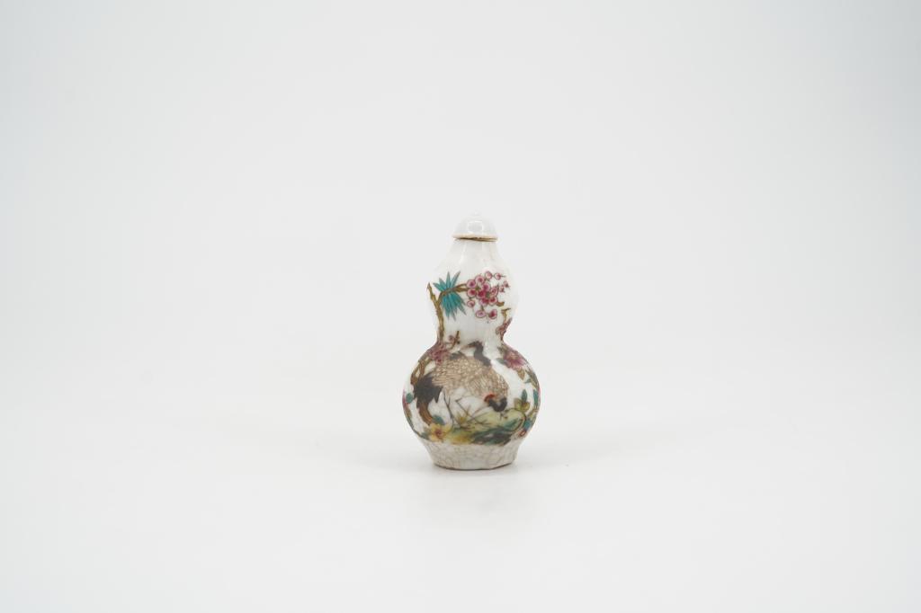 Qing Porcelain Snuff Bottle (1 of 4)