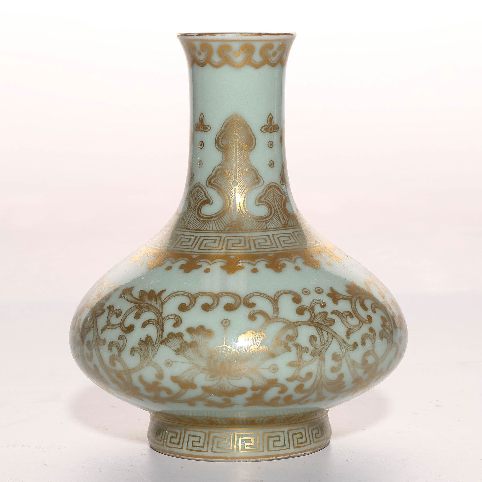 A Chinese Celadon Glazed Porcelain Vase (1 of 7)