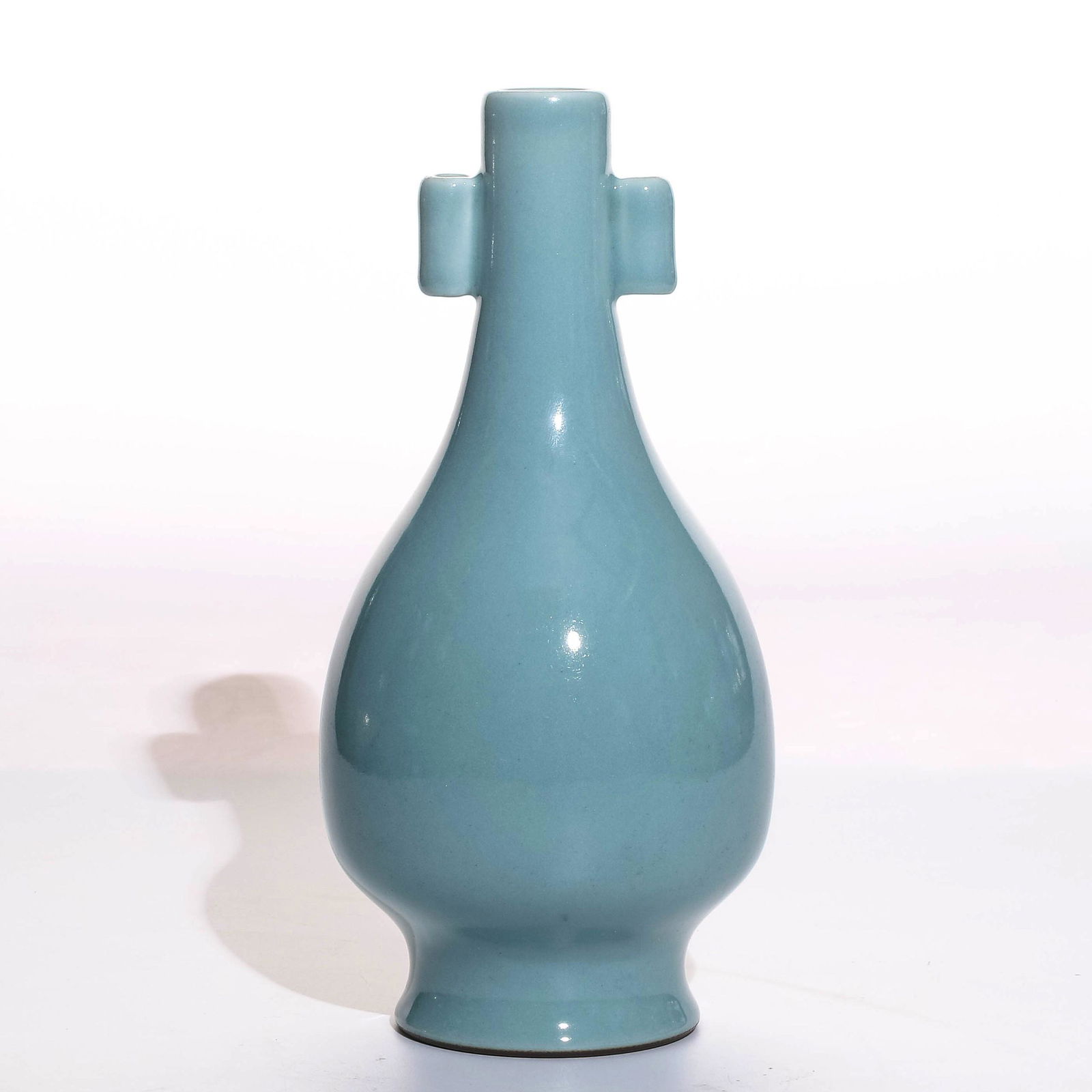 A Chinese Blue Glazed Porcelain Vase (1 of 6)