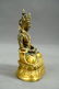 A Chinese Bronze Gilding Buddha Statue - 4