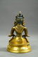 A Chinese Bronze Gilding Buddha Statue - 5