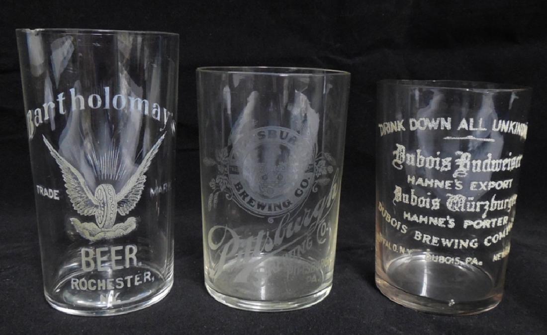 Lot of 3 Beer Sampling Glasses (1 of 1)