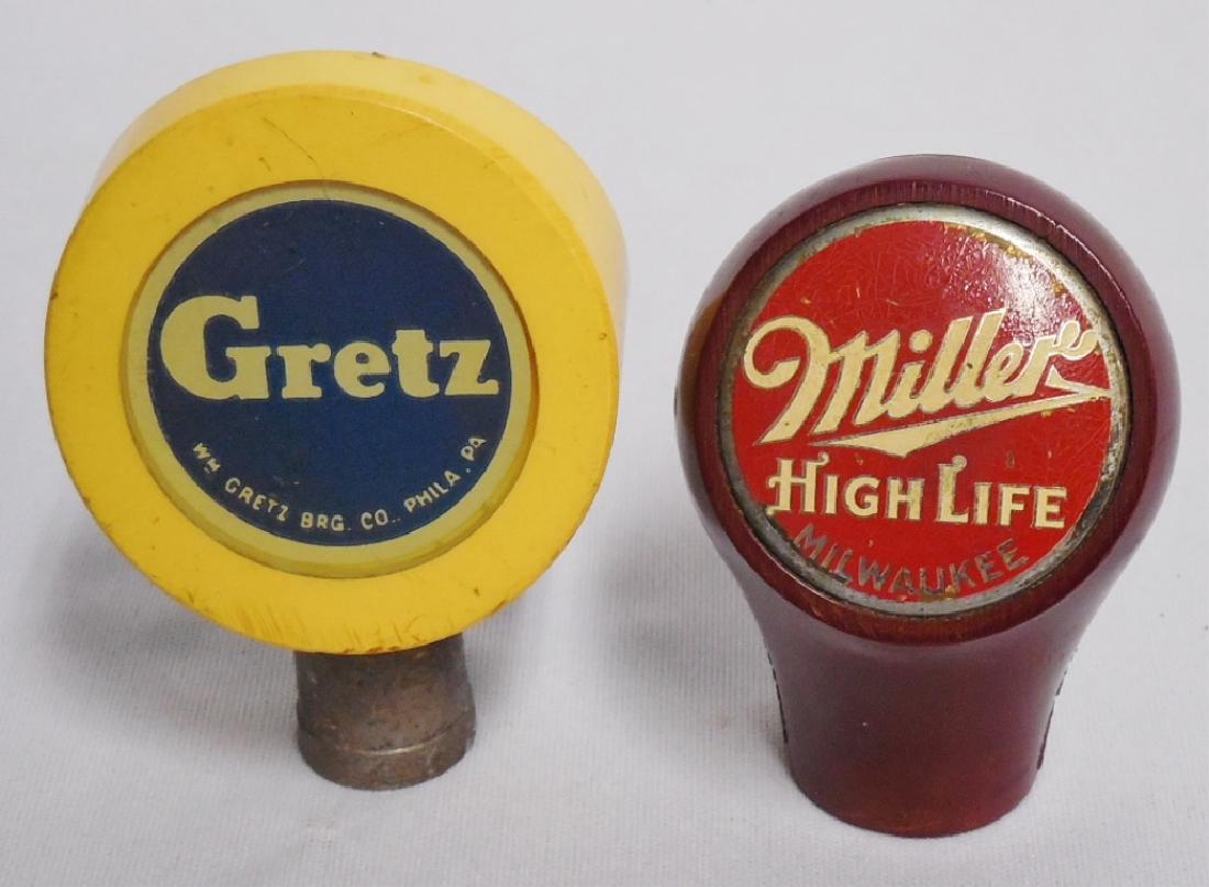 Lot of 2 Beer Tap Knobs (1 of 2)