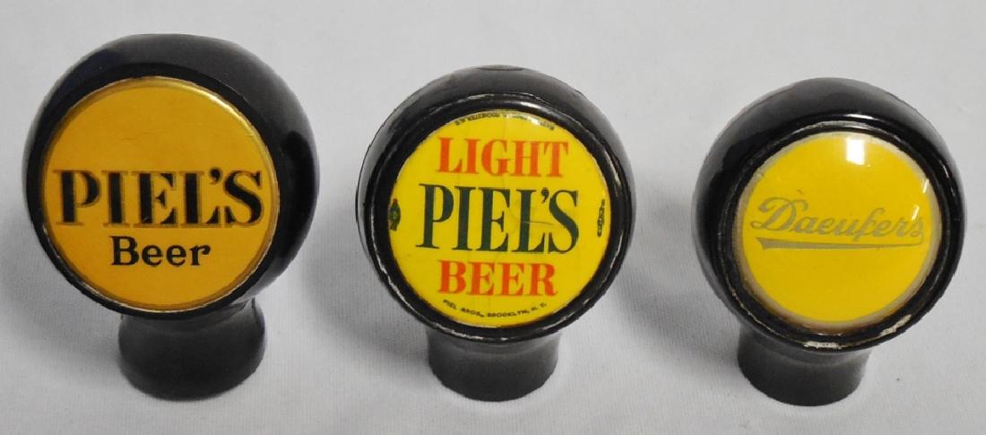 Lot of 3 Rounded Beer Tap Knobs (1 of 2)