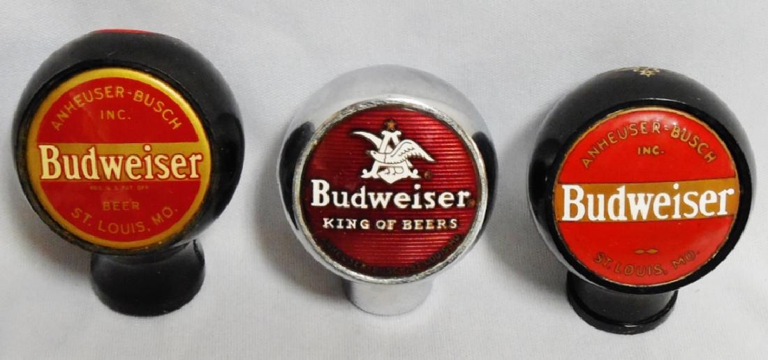 Lot of 3 Rounded Beer Tap Knobs (1 of 2)