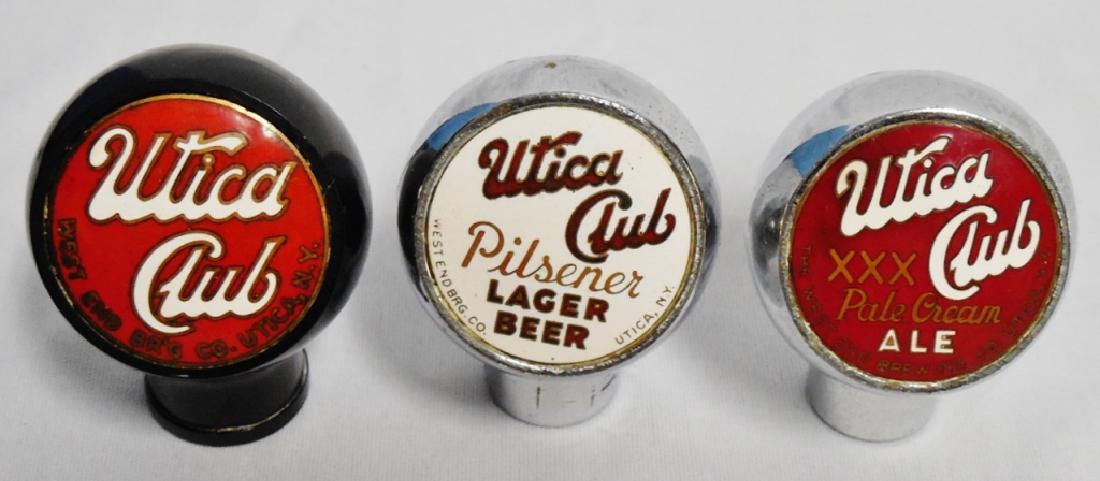Lot of 3 Rounded Beer Tap Knobs (1 of 1)