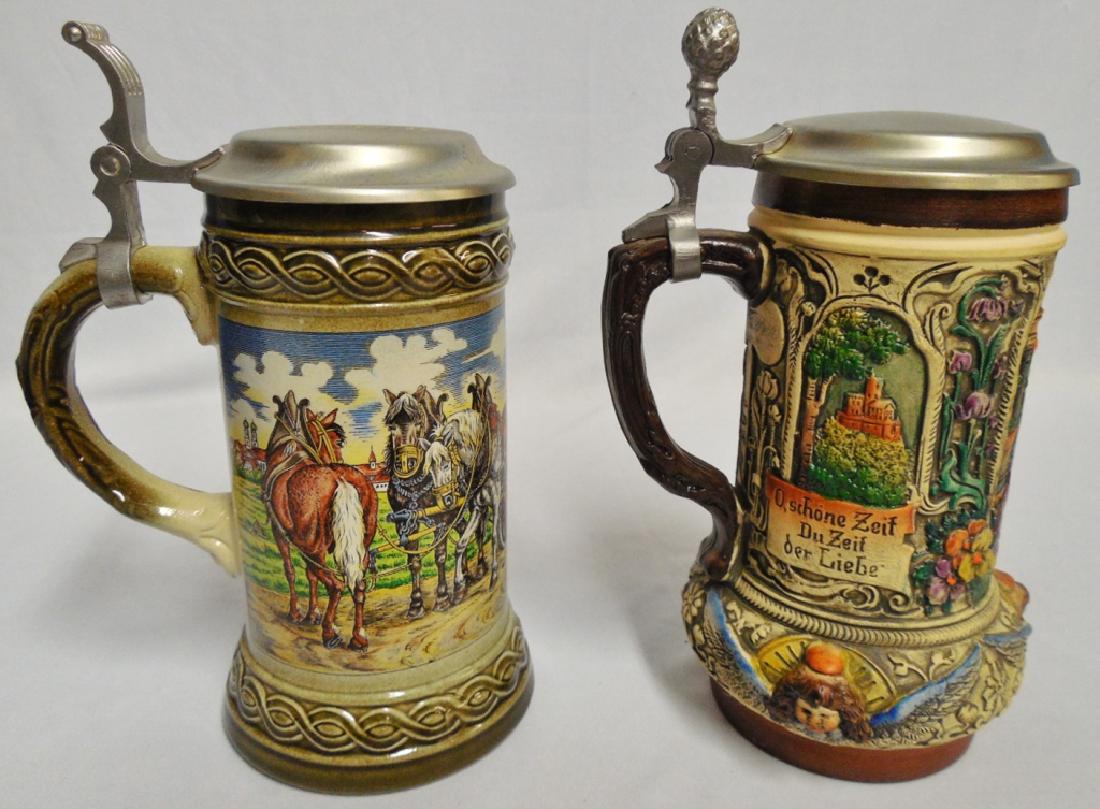 Lot of 2 Beer Steins (1 of 5)