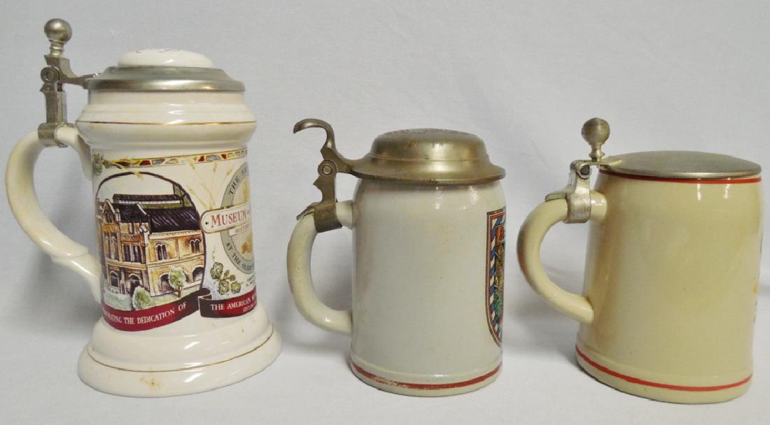 Lot of 3 Beer Steins (1 of 2)