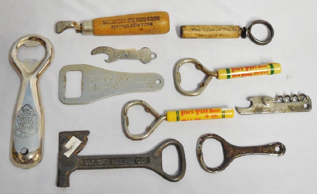 Lot of 10 assorted Bottle Cap Openers (1 of 1)
