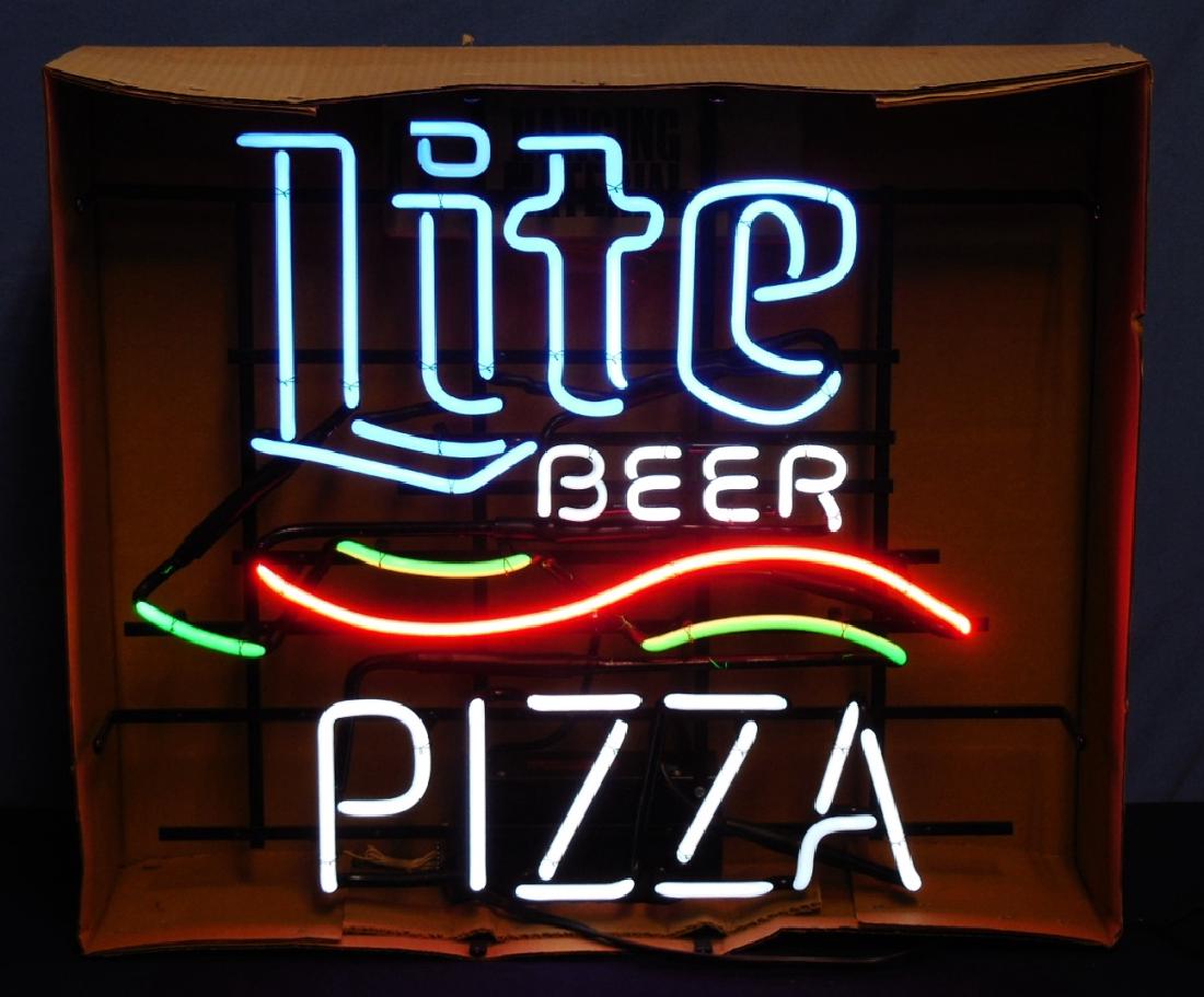 Electric Neon Sign Lite Beer Pizza (1 of 1)