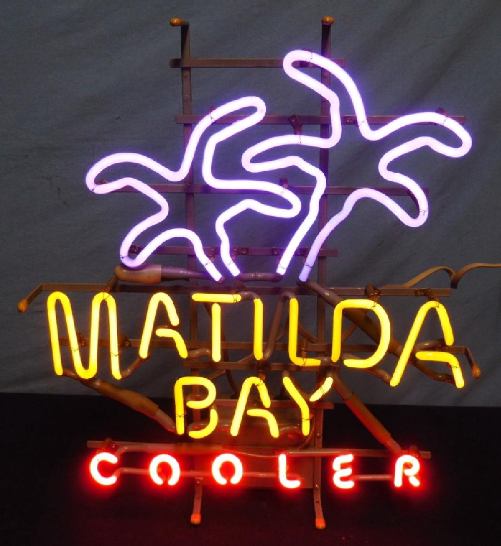 Electric Neon Sign Matilda Bay Cooler: Works; measures 20 1/2" L x 23" H