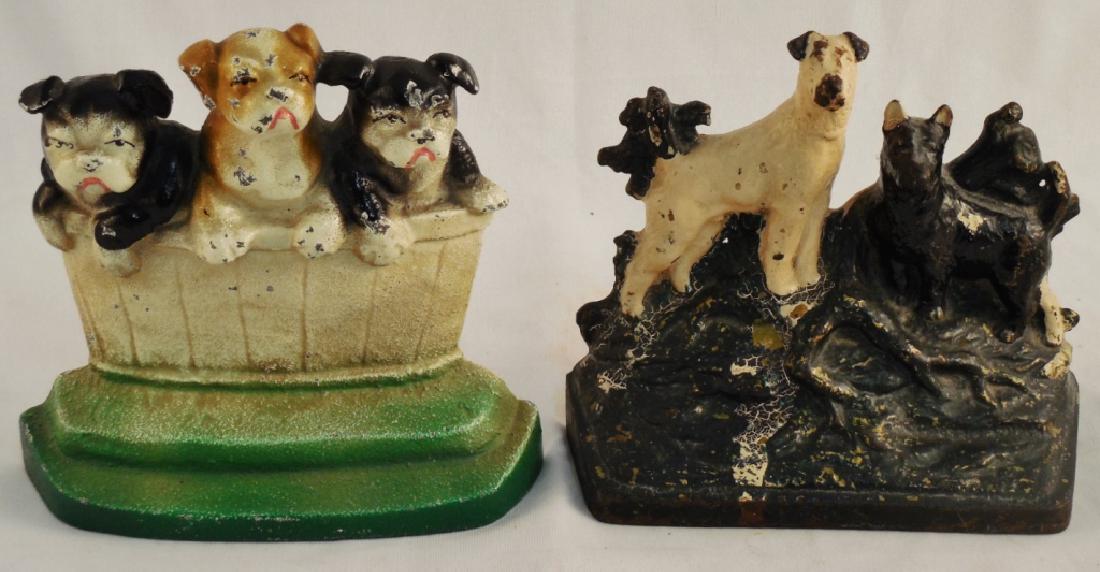 Lot of 2 Cast Iron Doorstops (1 of 2)