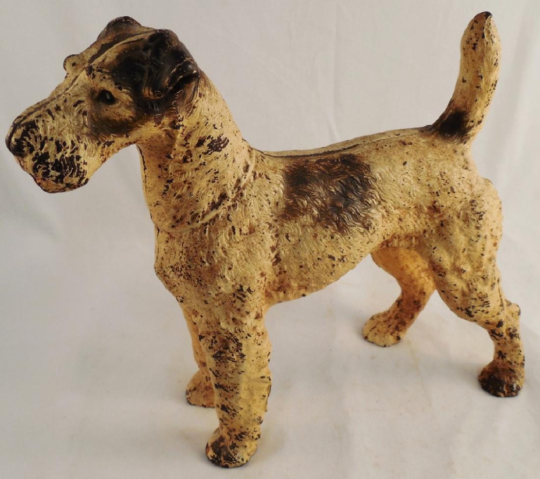 Cast Iron Dog Doorstop Terrier