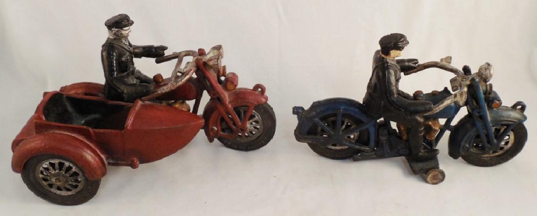 Lot of 2 Motorcycles with Policemen (1 of 3)