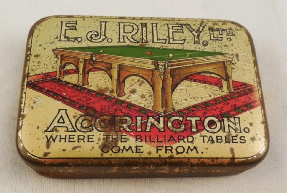 "E. J. Riley Ltd." TIn Box: with lid