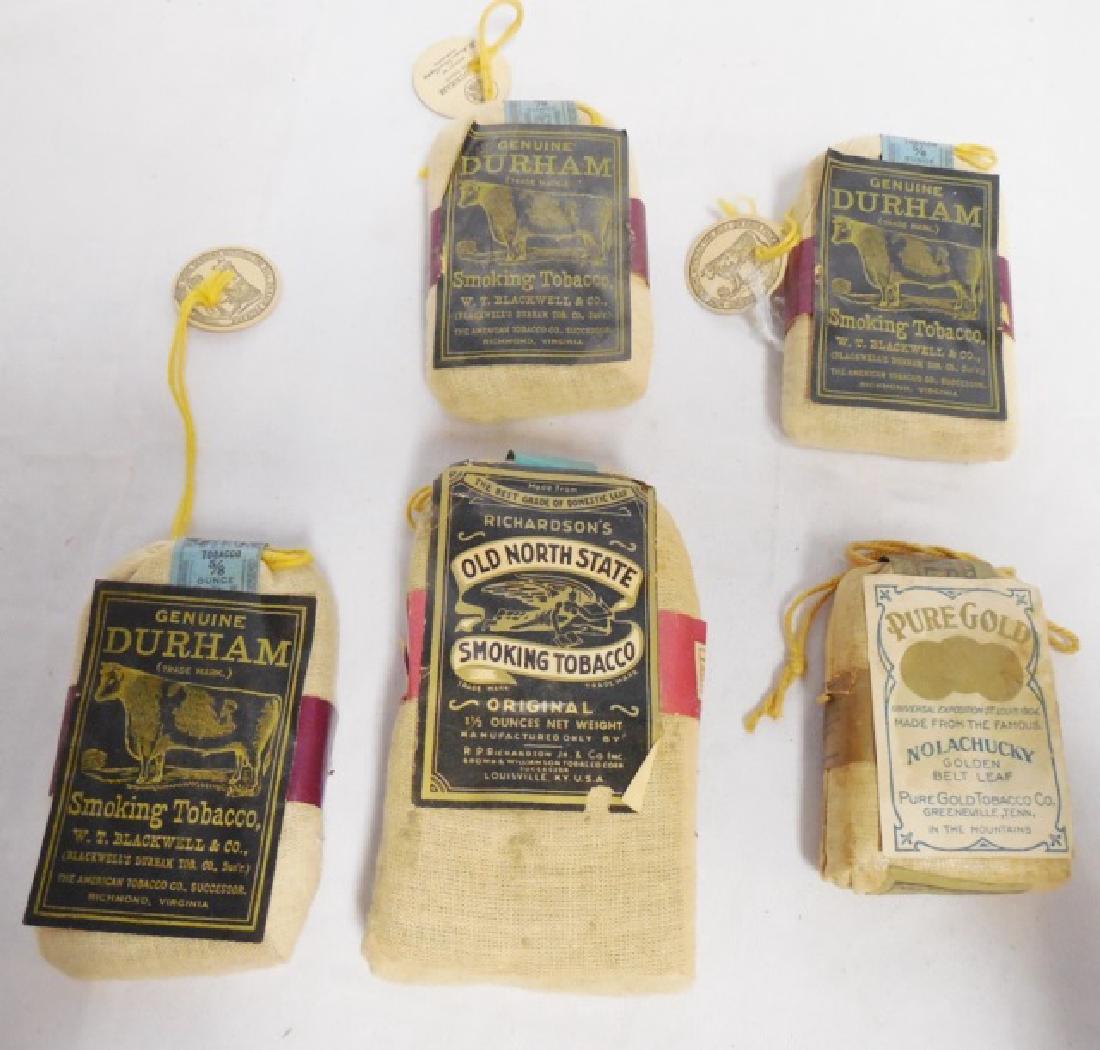 Lot of 5 Assorted Tobacco Bags
