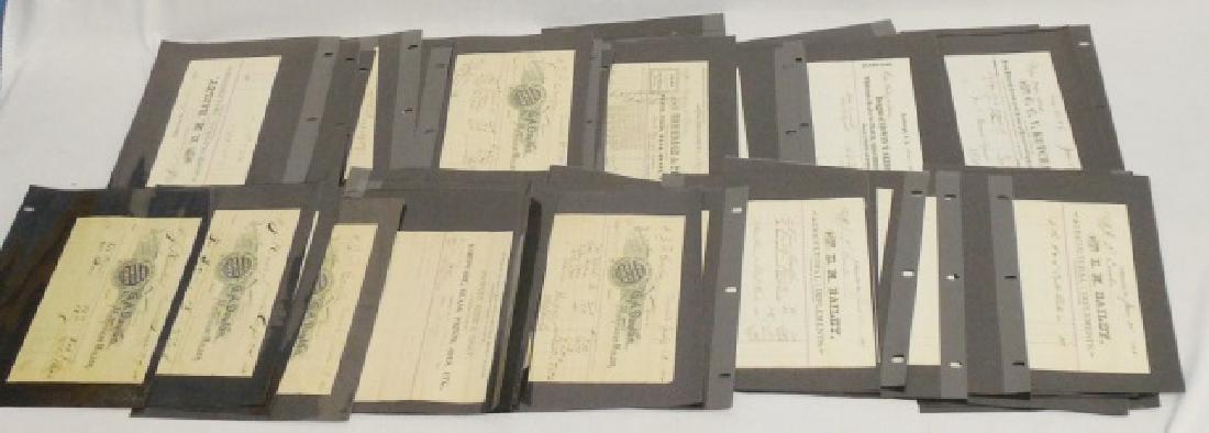 Lot of Approx. 100+ Pieces of Assorted Ephemera: includes flour, hardwarem and agricultural implements correspondence, letterheads, advertisements, sales receipts, and others