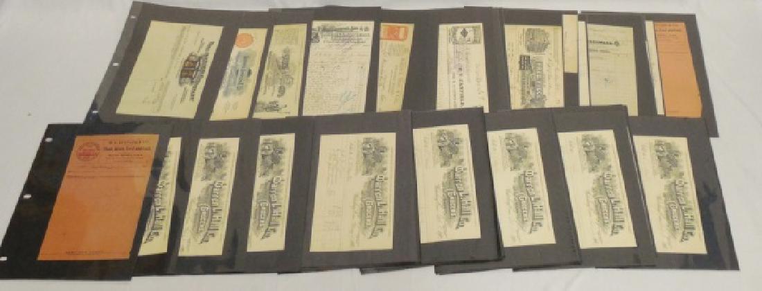 Lot of Approx. 75+ Pieces of Assorted Ephemera: includes grocers, fruit, and pork related correspondence, letterheads, advertisements, sales receipts, and others