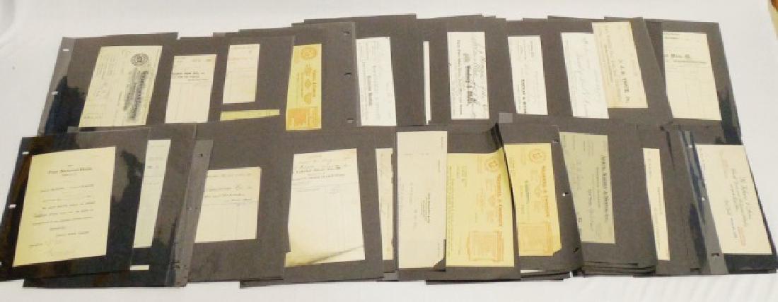 Lot of Approx. 100+ Pieces of Assorted Ephemera: includes grocers, flour and feed, and silversmith related correspondence, letterheads, advertisements, sales receipts, and others