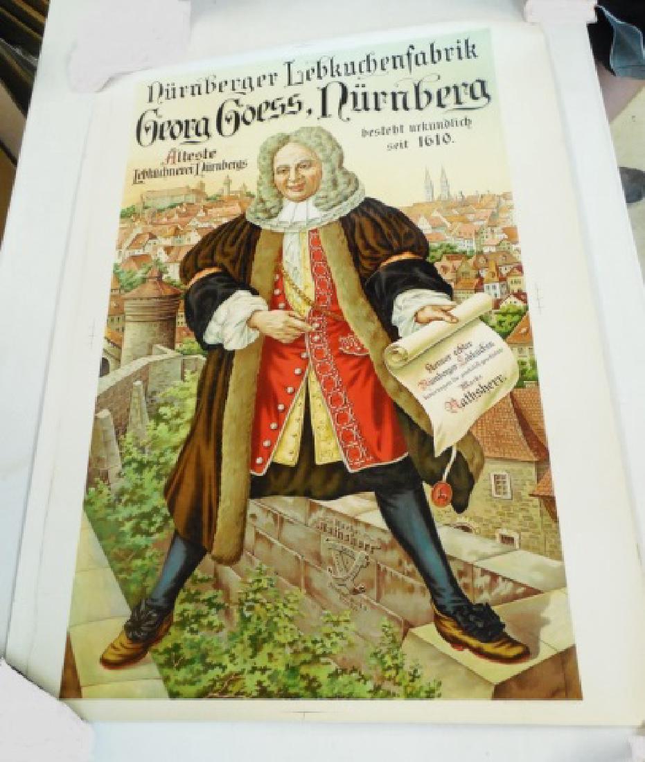 Lot of 3 Foreign Advertising Posters: advertisements