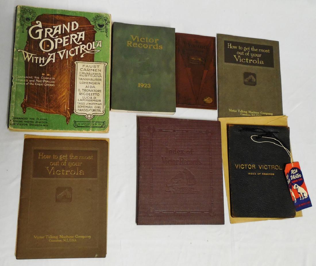 Lot of 7 Victrola Books: both catalogs and music