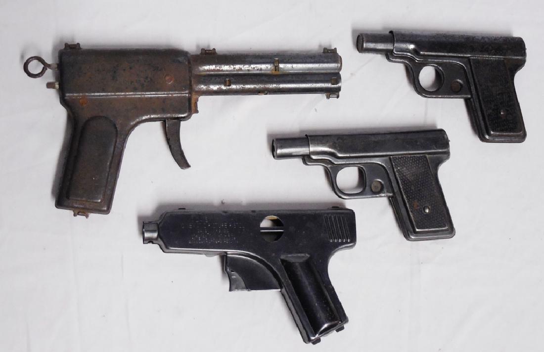 Lot of 4 Daisy Toy Guns: including Cinematic Picture Pistol, 2x Water Pistols No. 8, and Squirt-O-Matic