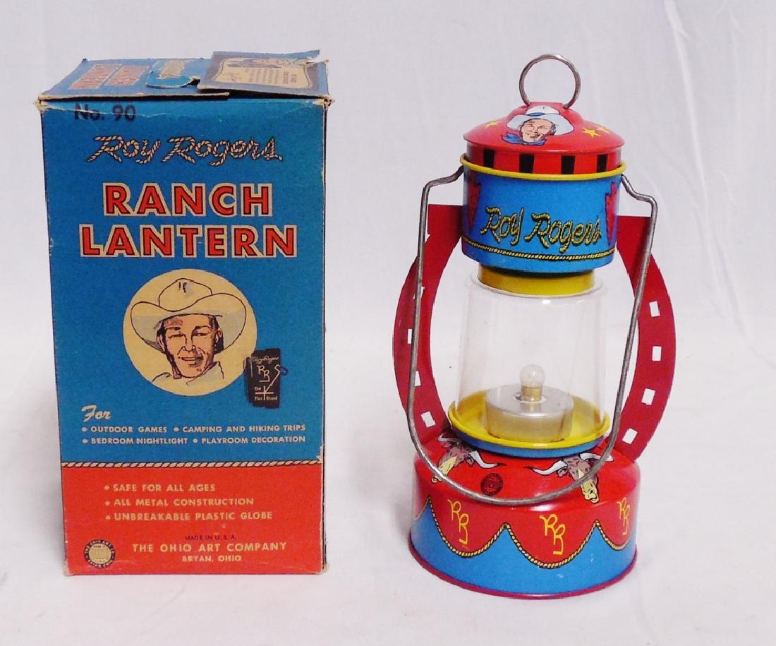 Battery Operated Roy Rogers Ranch Lantern: with Box