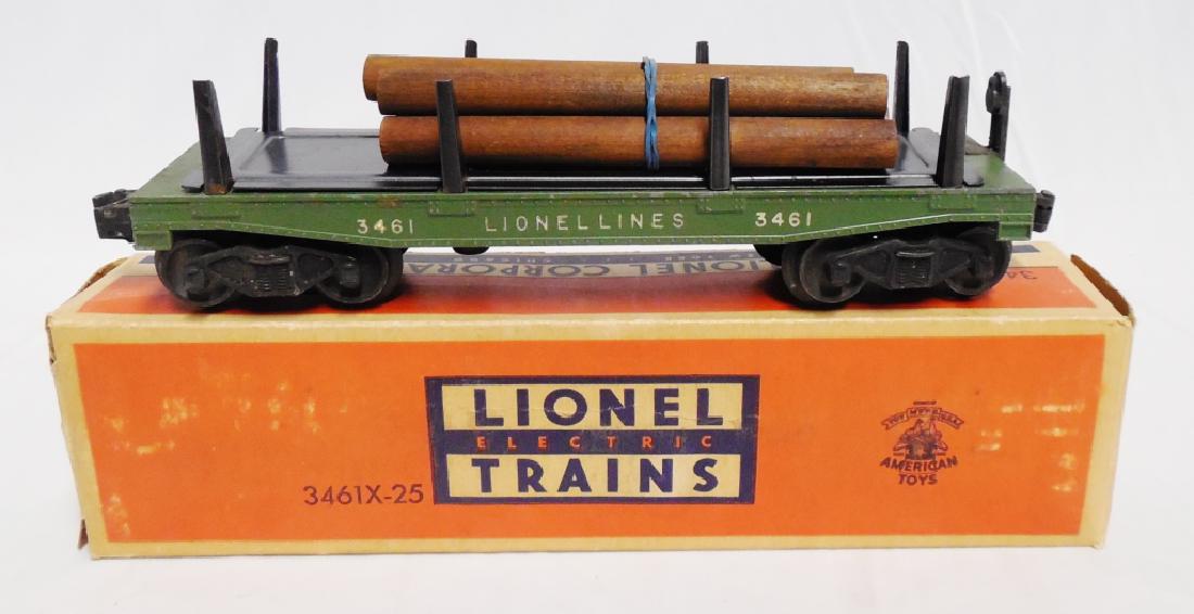 Lionel No 3461X Automatic Lumber Car: with box