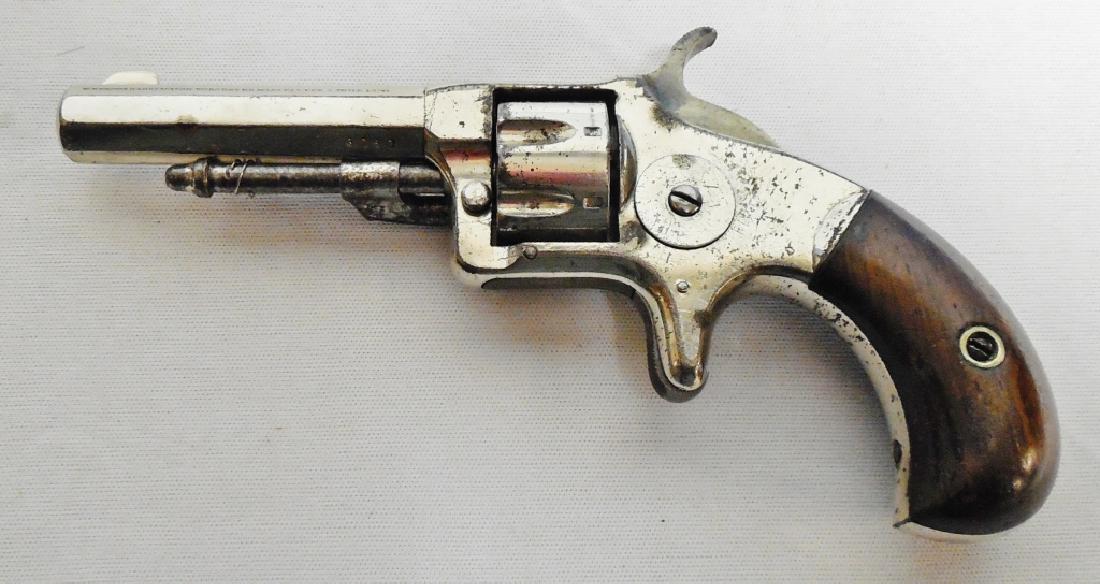 Wesson and Harrington #2 22 Cal Revolver: Spur Trigger, Serial #6260 NOTE: DAMAGED AS-IS
