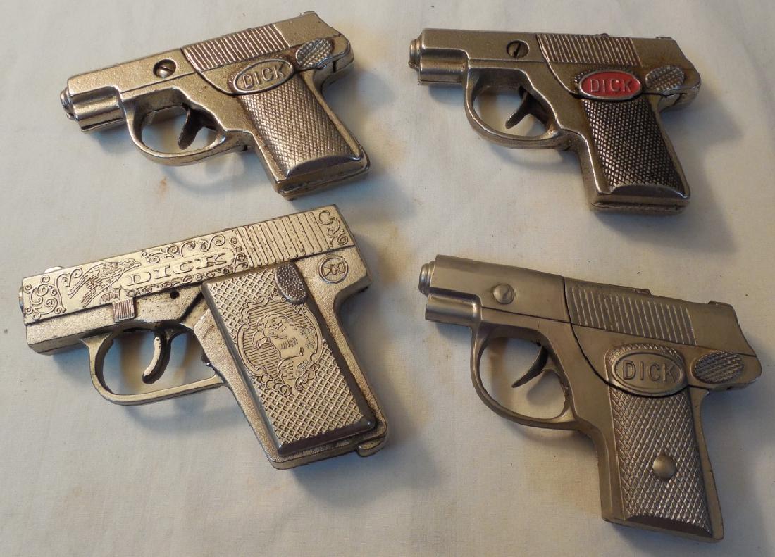 Lot of 4 Hubley Dick Cap Guns: 4