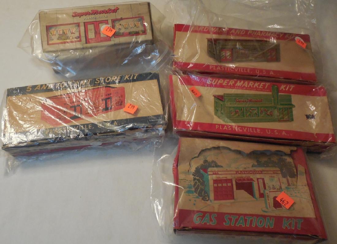 5 Plasticville Buildings (1 of 1)