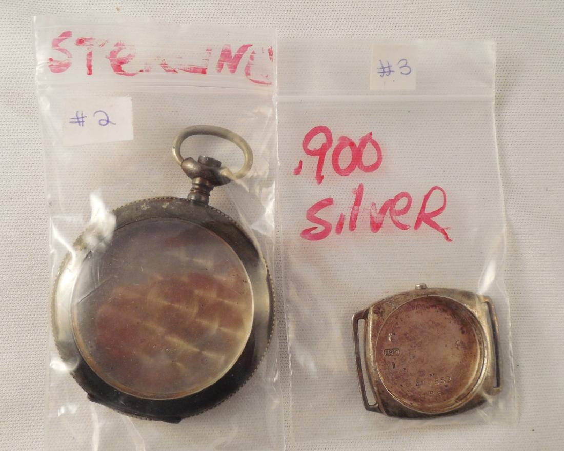 Lot of 2 Silver Watch Cases (1 of 2)
