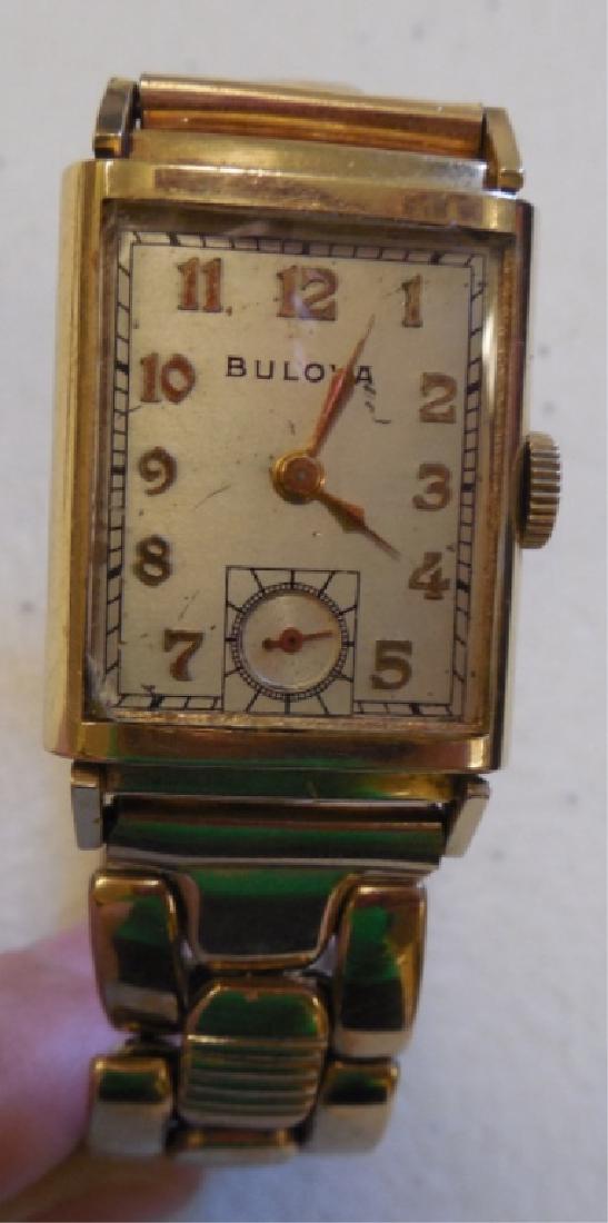 Bulova Wrist Watch: 14 KT Gold Case