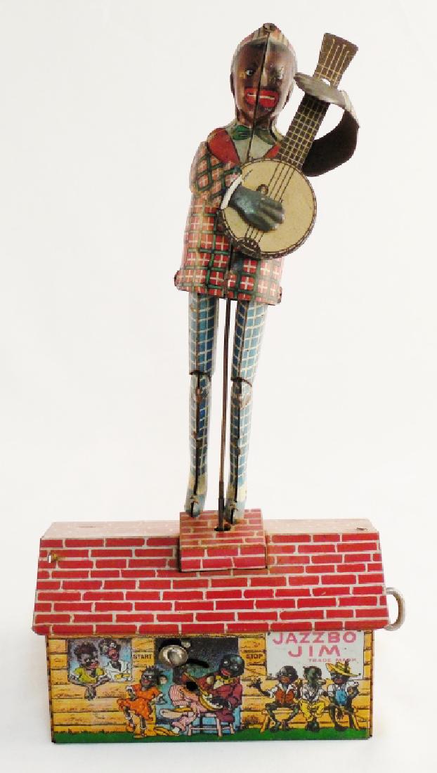 Tin Wind-Up Jazzbo Jim: NOTE: DOESN'T FUCTION FULLY