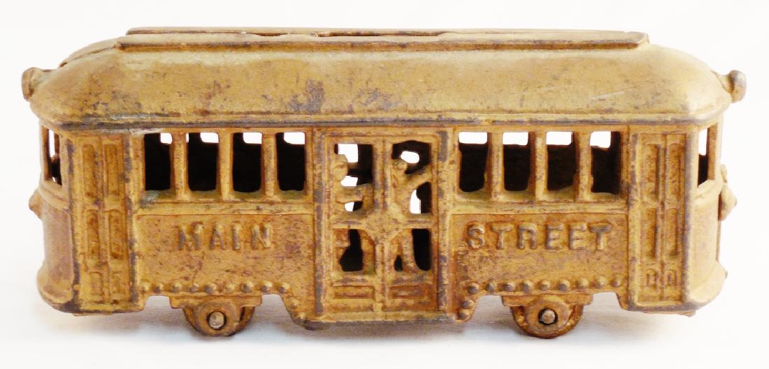 Cast Iron Bank: Main Street Trolley