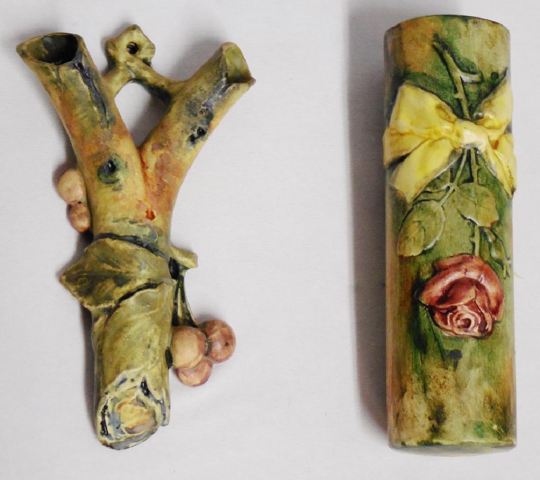 Lot of 2 Weller Wall Pockets (1 of 2)