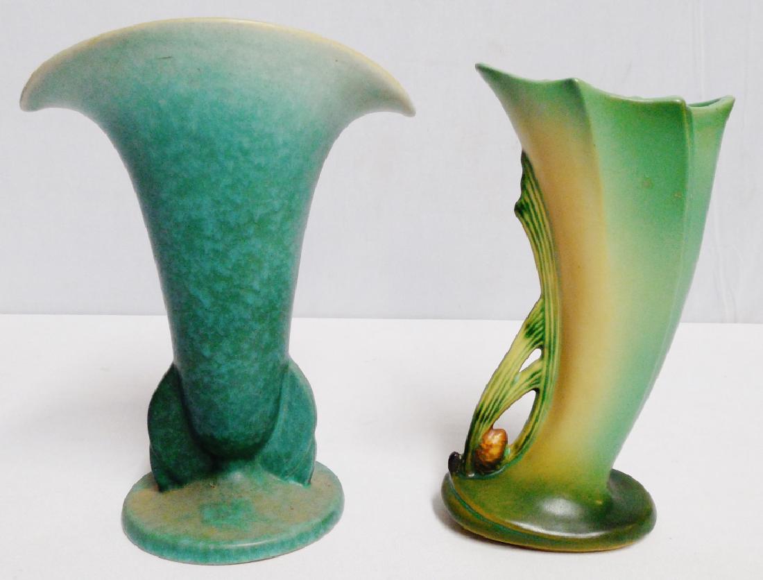 Lot of 2 Roseville Vases (1 of 5)