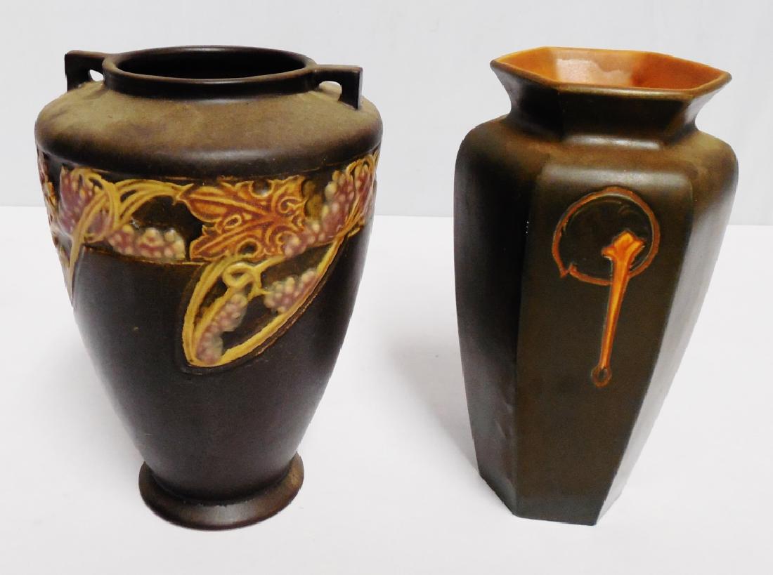 Lot of 2 Roseville Vases (1 of 3)