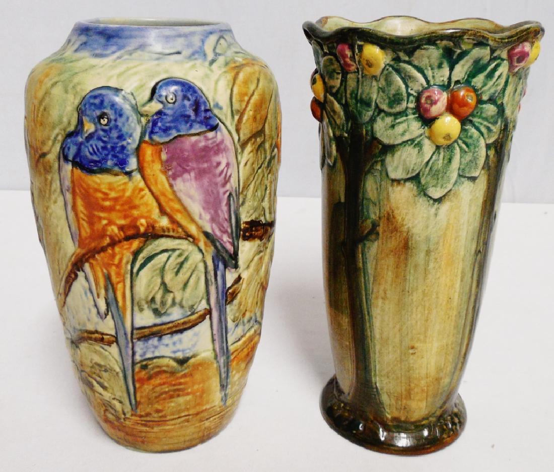 Lot of 2 Vases including Weller Glendale (1 of 3)