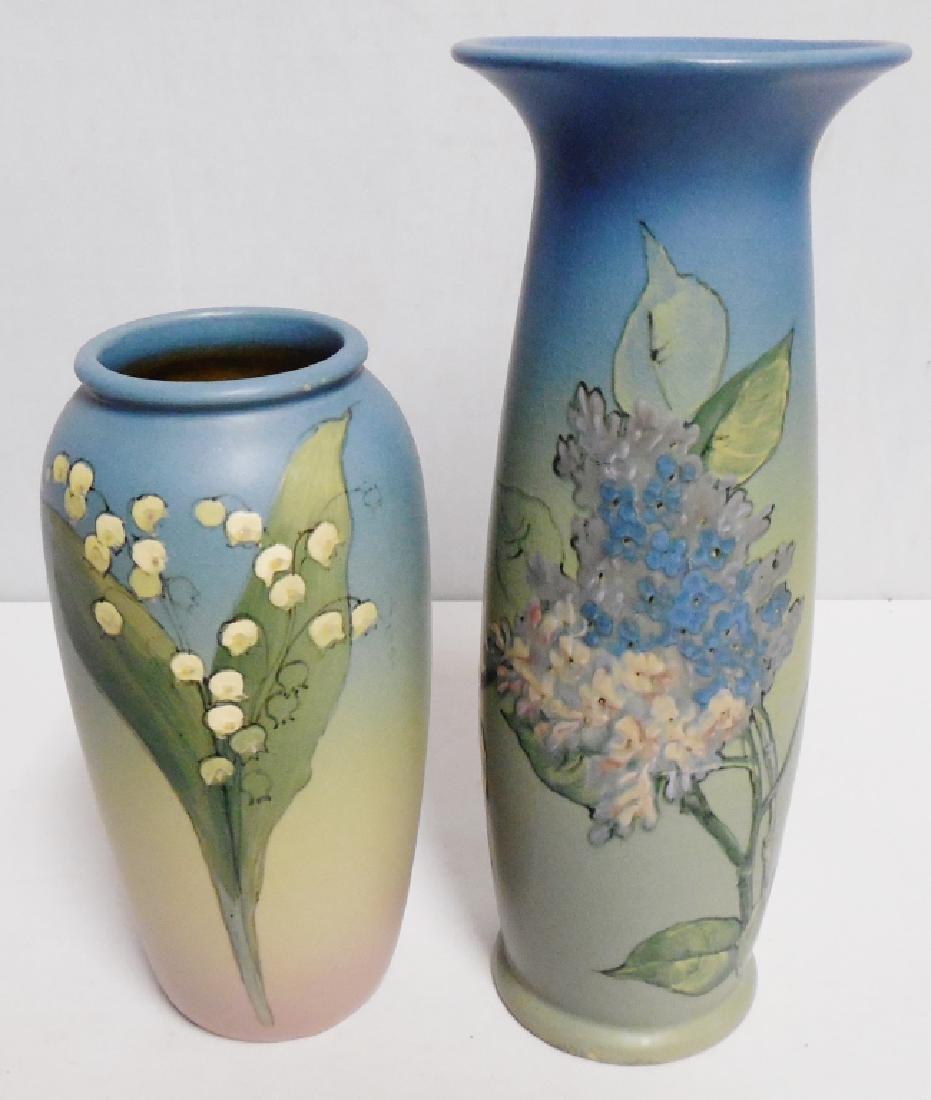 Lot of 2 Weller Vases (1 of 4)