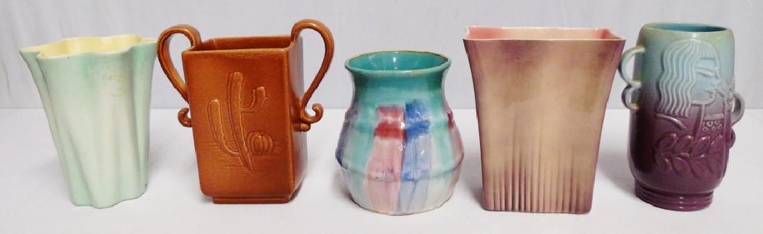 Lot of 5 Pieces of American Art Pottery (1 of 3)