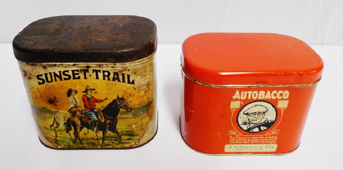 Lot of 2 Tobacco Canisters (1 of 4)