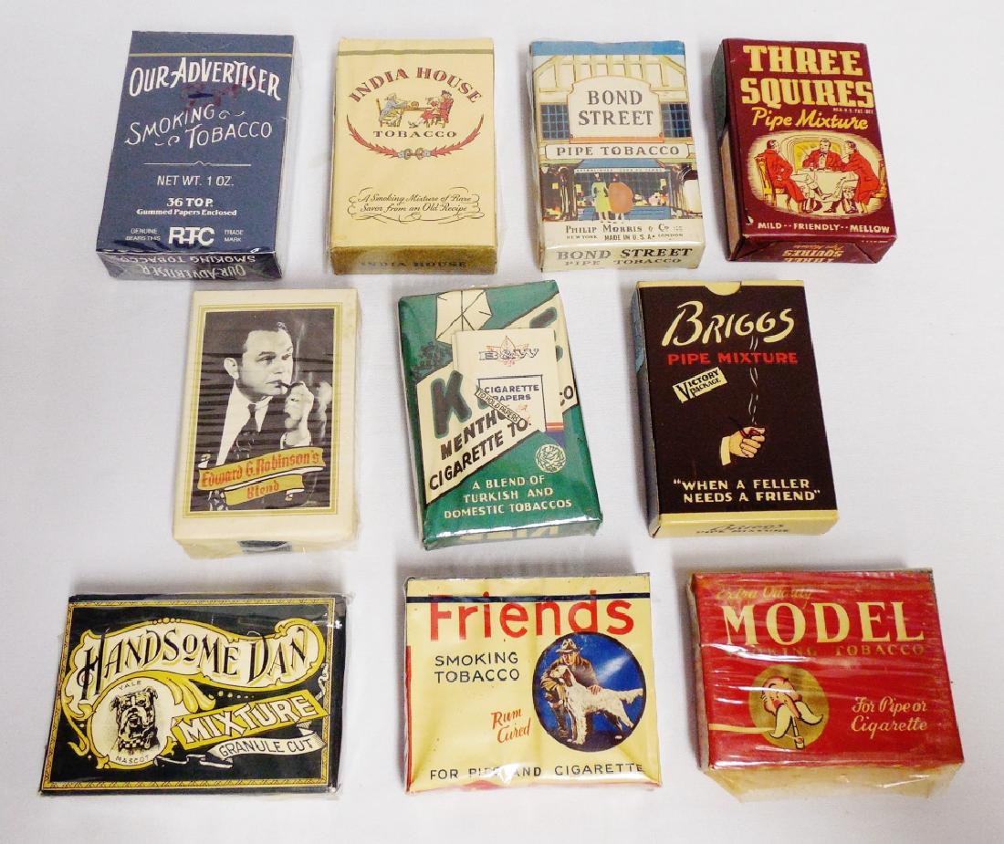 Lot of 10 Full Packs of Assorted Tobacco (1 of 1)