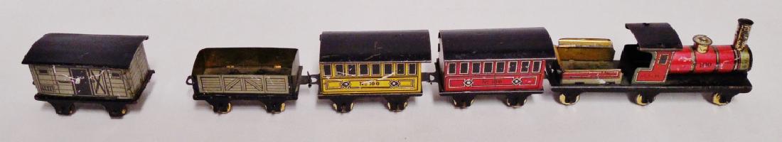 German Tin Penny Toy Train Set (1 of 3)